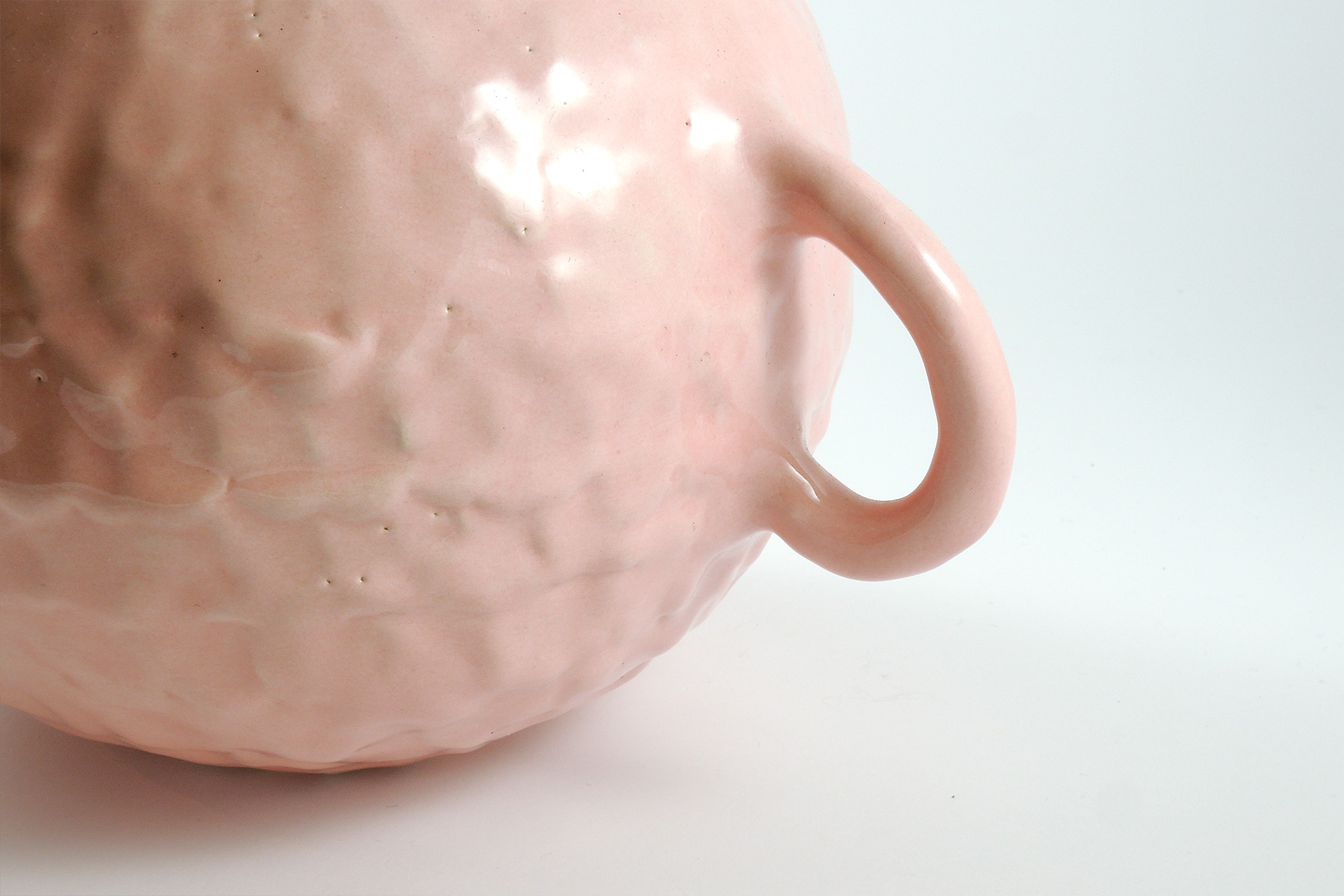 Baby pink vase